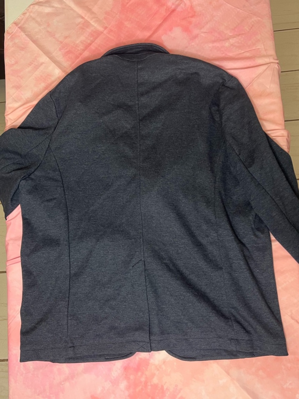 NWT Men's Comfort Wear Knit Blazer - Goodfellow & Co Deep Blue Small - Picture 5 of 6